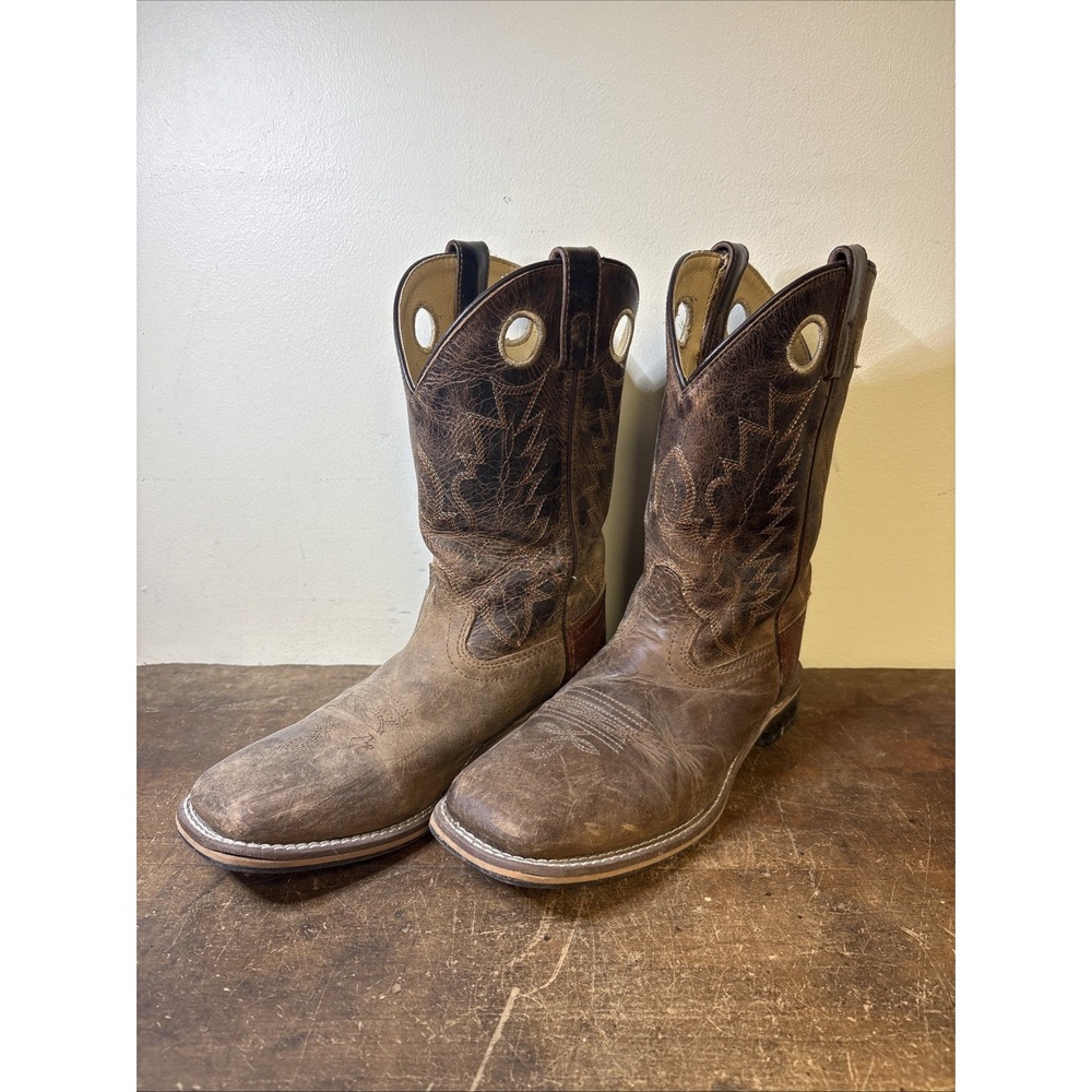 Smoky Mountain Boots Women's Size 6 Square Toe Leather Upper